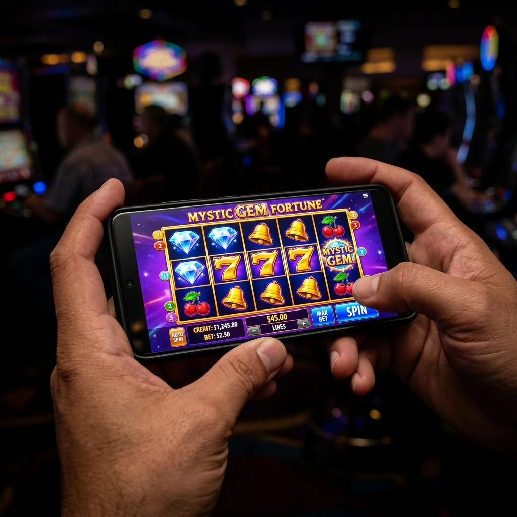 Smartphone exibindo tipos de jogos modernos